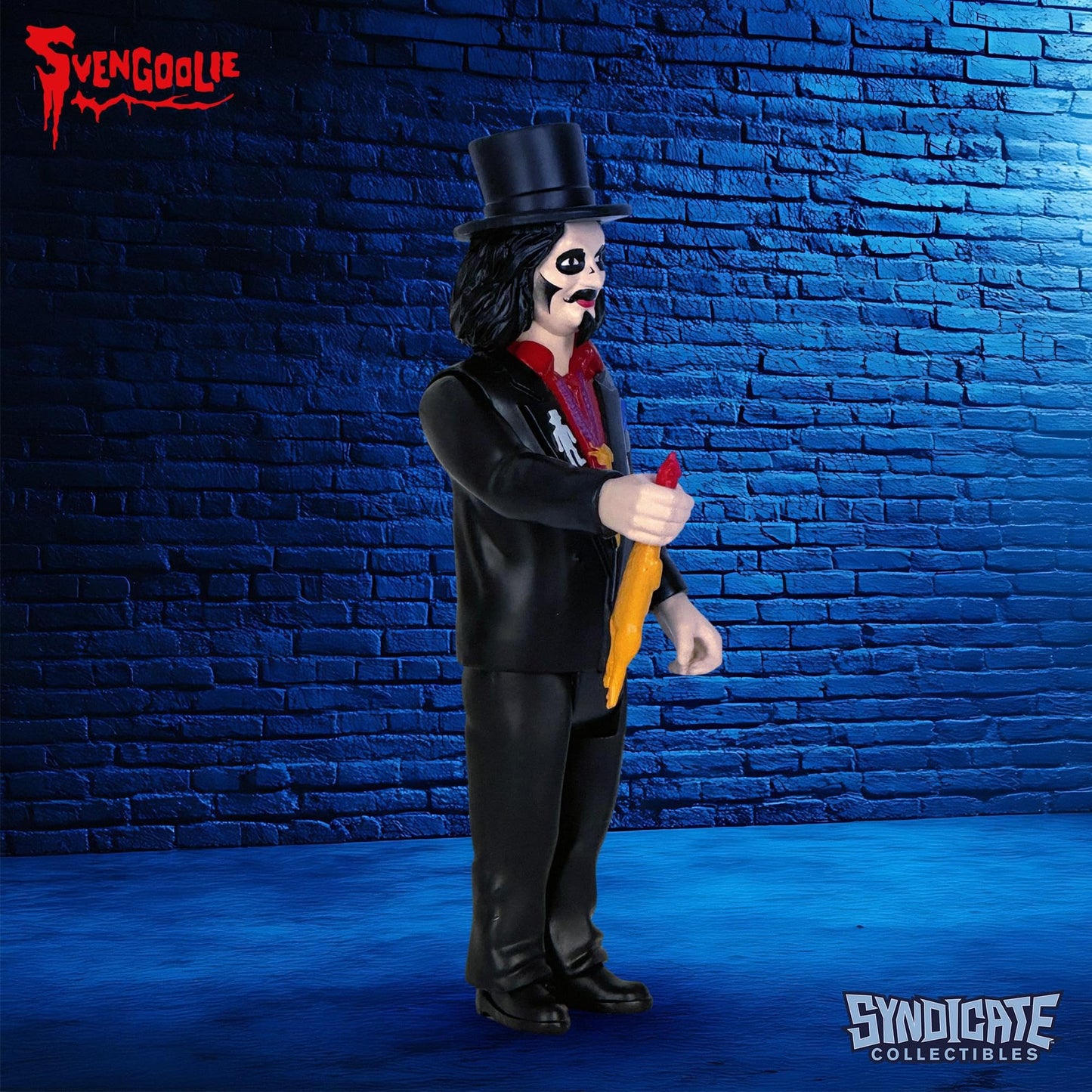 Toynk Svengoolie Retro-Style 3.75-Inch Action Figure | 5-Point Articulation with Rubber Chicken