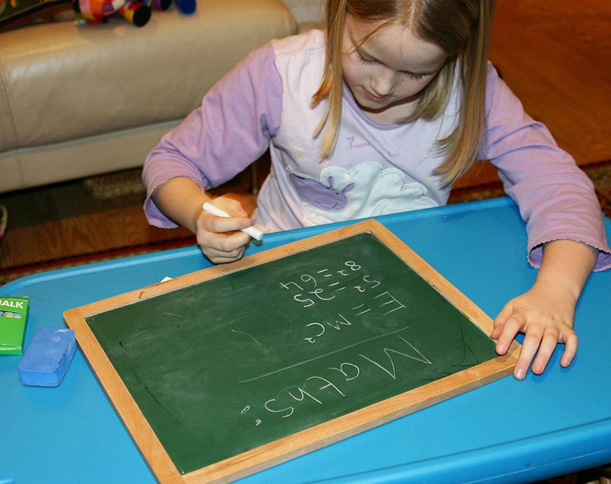 Toys of Wood Oxford TOWO Wooden Easel – Foldable Double-Sided Magnetic Board with Shapes, Letters & Numbers