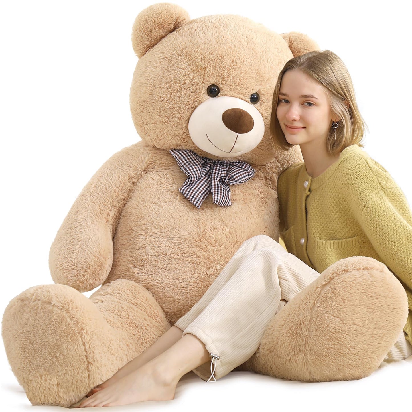 Toys Studio Giant Teddy Bear 47 Inch – Light Brown Plush Gift