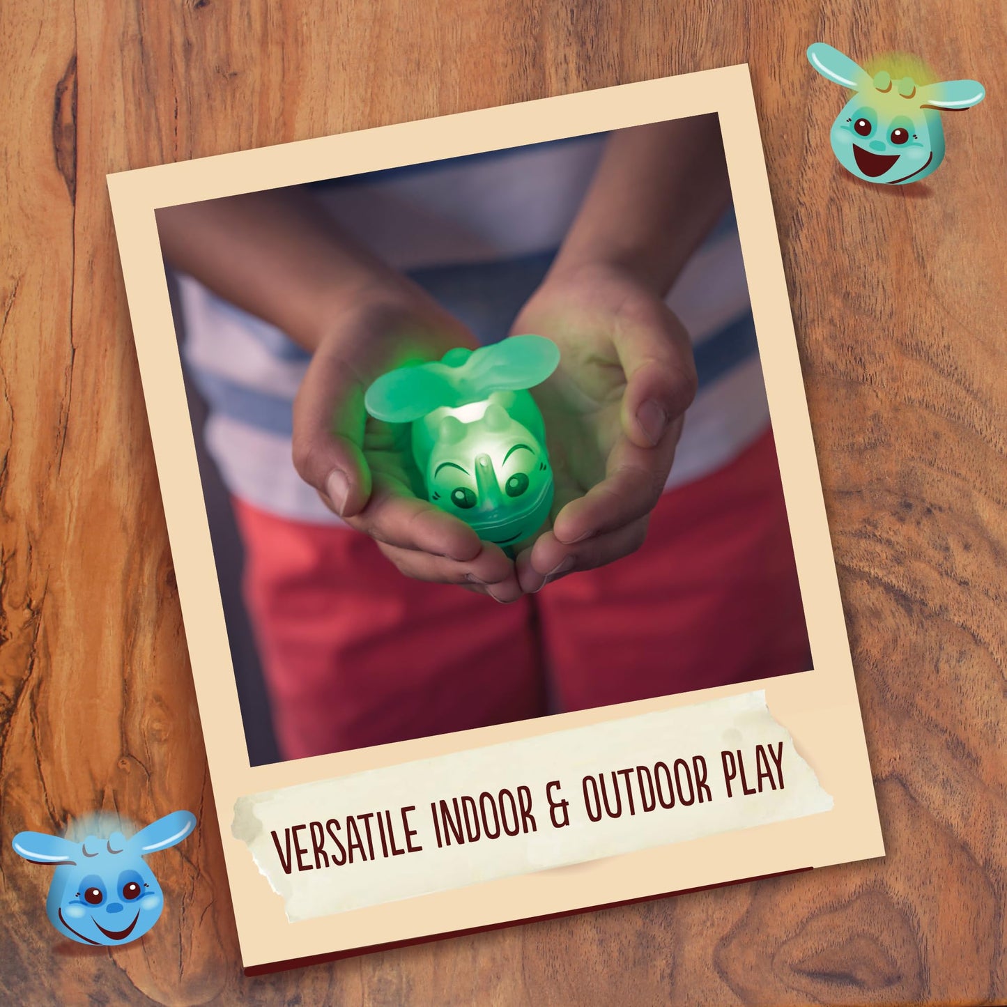 Toysmith Chasing Fireflies: Shine & Seek — Interactive Indoor & Outdoor Game for Kids 3+