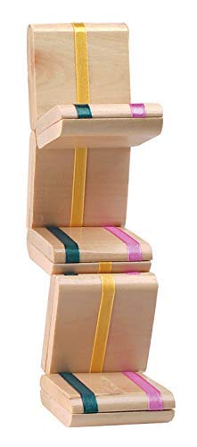 Toysmith Neato! Jacob's Ladder Retro Wooden Puzzle Toy 6195