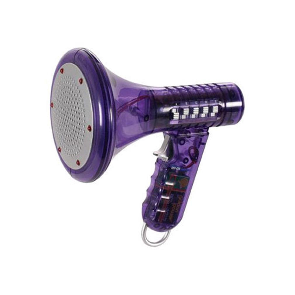 Toysmith Tech Gear Multi Voice Changer Megaphone Toy – 8 Voice Effects & LED Lights | For Kids 5+
