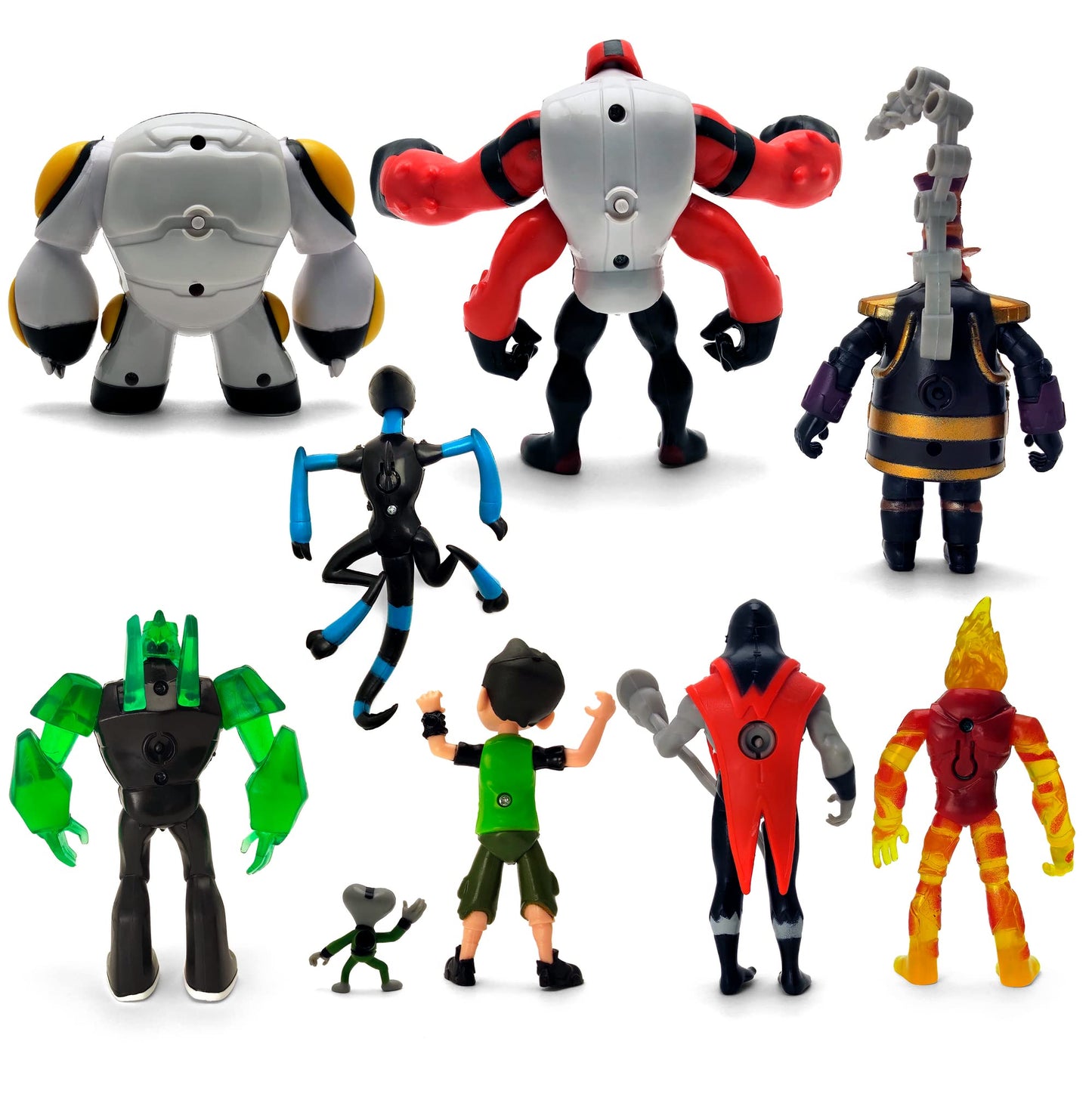 Toysvill Ben 10 Figures Set of 9 – Ben Tennyson & Allies Action Figures