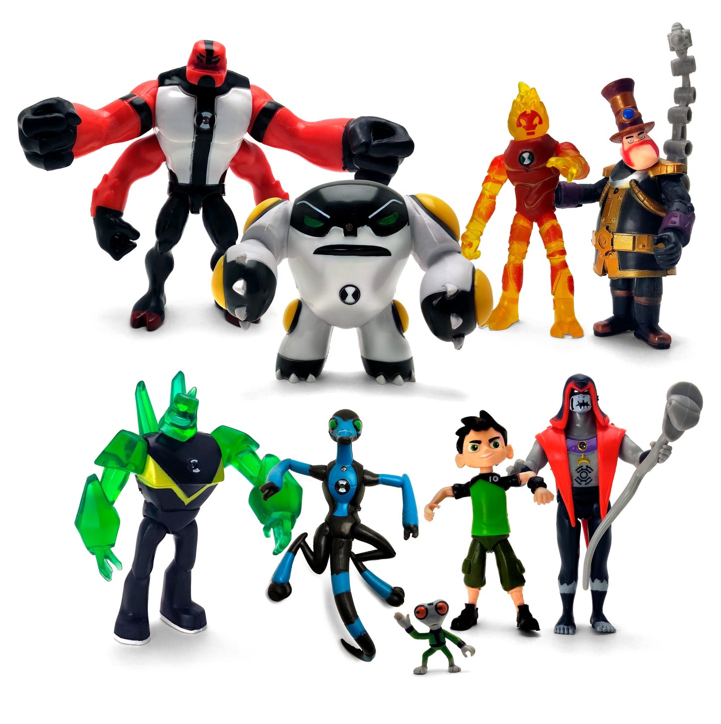 Toysvill Ben 10 Figures Set of 9 – Ben Tennyson & Allies Action Figures