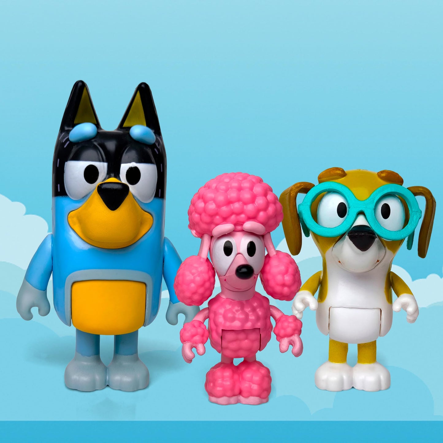 Toysvill 12-Pcs Bluye-Wolfs Inspired Dog Figures Playset – Family & Friends
