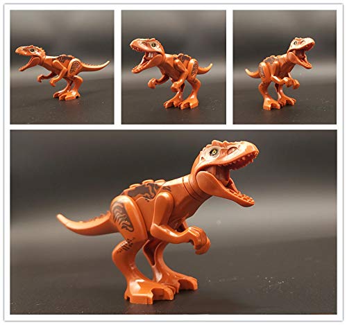 Toysvill Compatible Dinosaurs Mini Figures — 20 Moving-Parts Jurassic World Building Toys