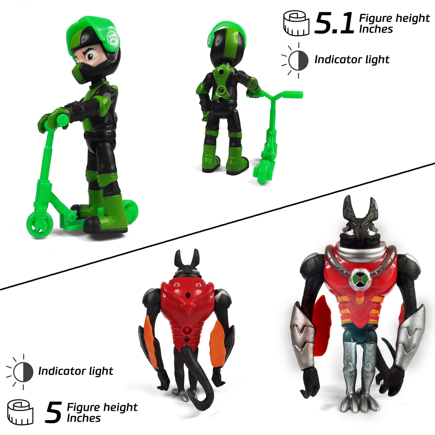 Toysvill Protector of Earth Collection – 8 Action Figures Set
