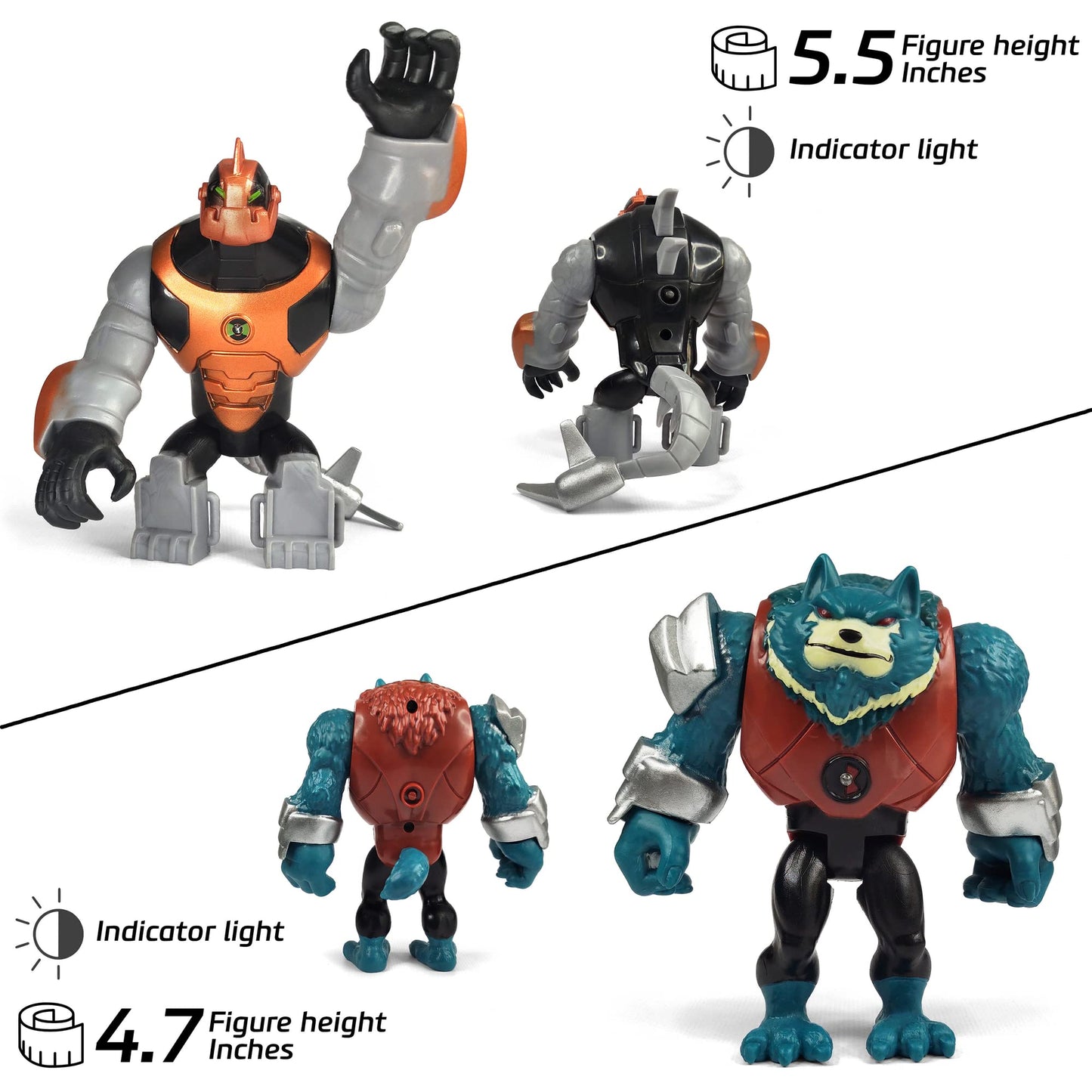 Toysvill Protector of Earth Collection – 8 Action Figures Set