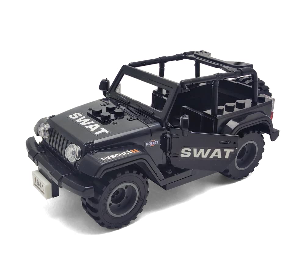 Toysvill SWAT Military Police Building Block Set – SUV + 22 Soldiers (22 PCS)