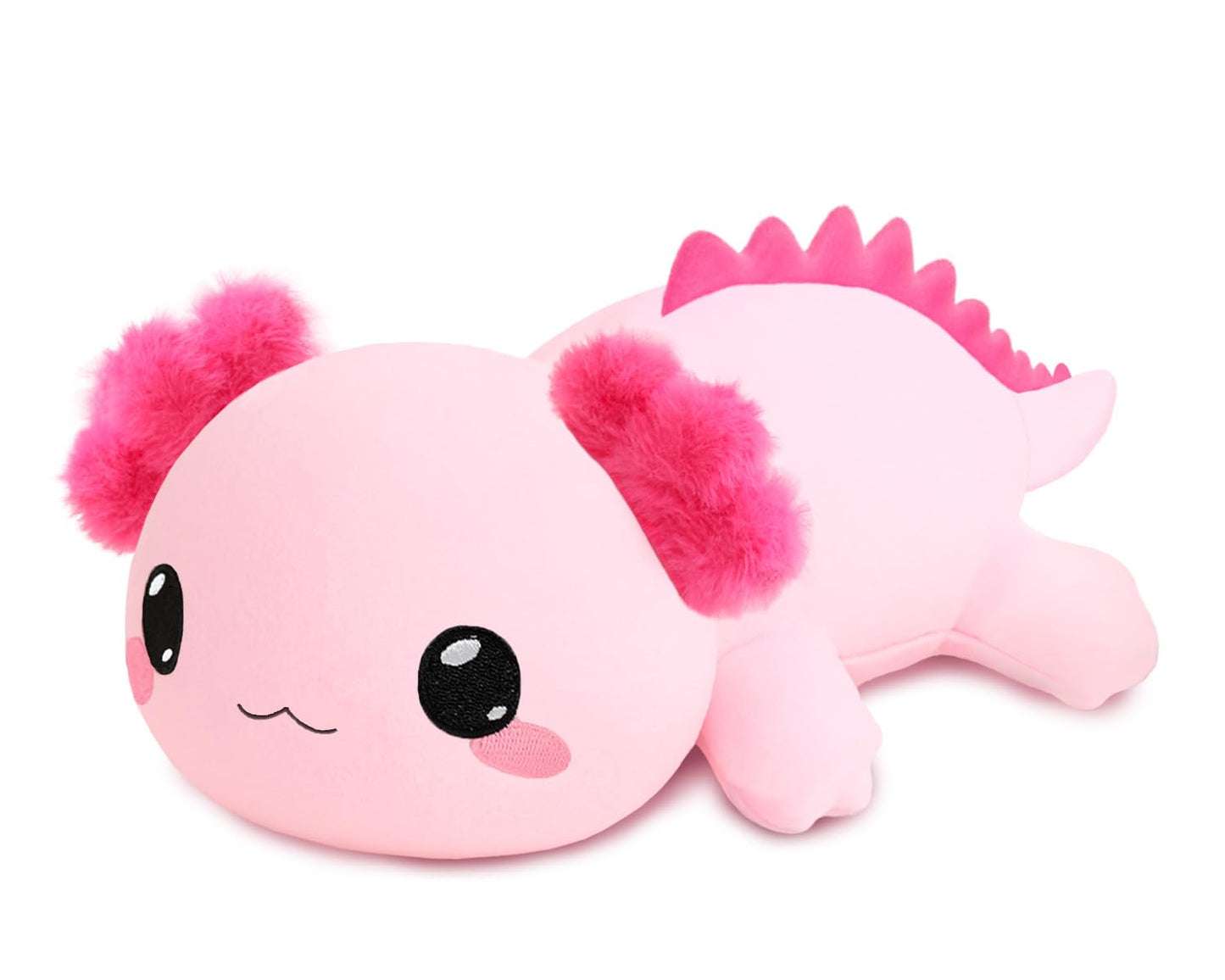 TOYSYM Weighted Axolotl Stuffed Animal - 1.6 lb Beaded Plush Pillow for Relaxation