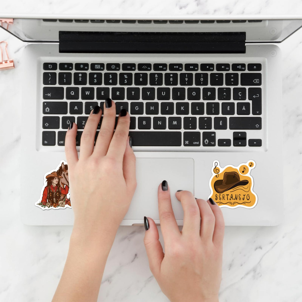 ToytoTou Cowboy Cowgirl Stickers 100PCS – Waterproof Vinyl Decals
