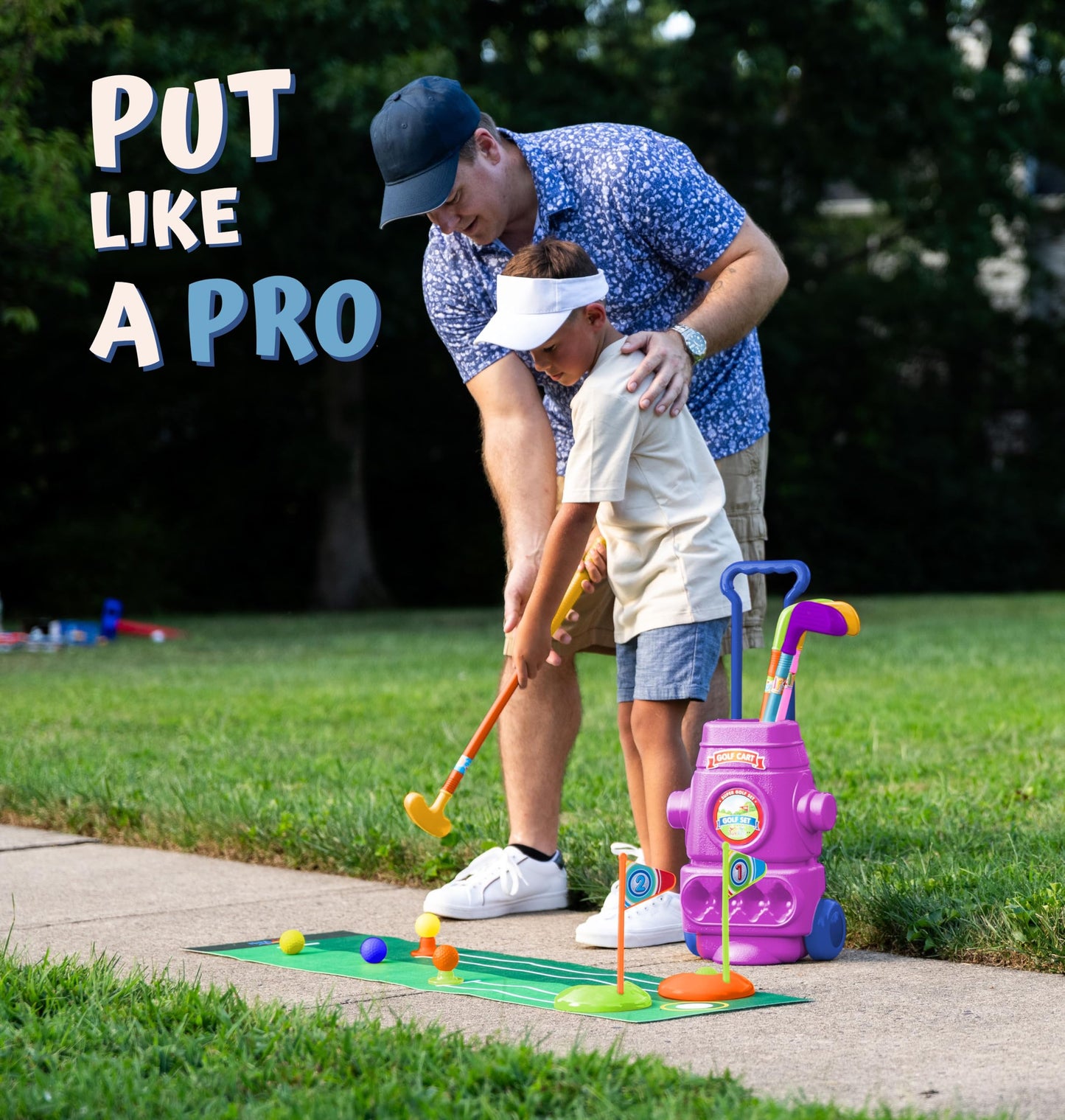 ToyVelt Toddler Golf Set – Safe Indoor Golf for Kids 2–5