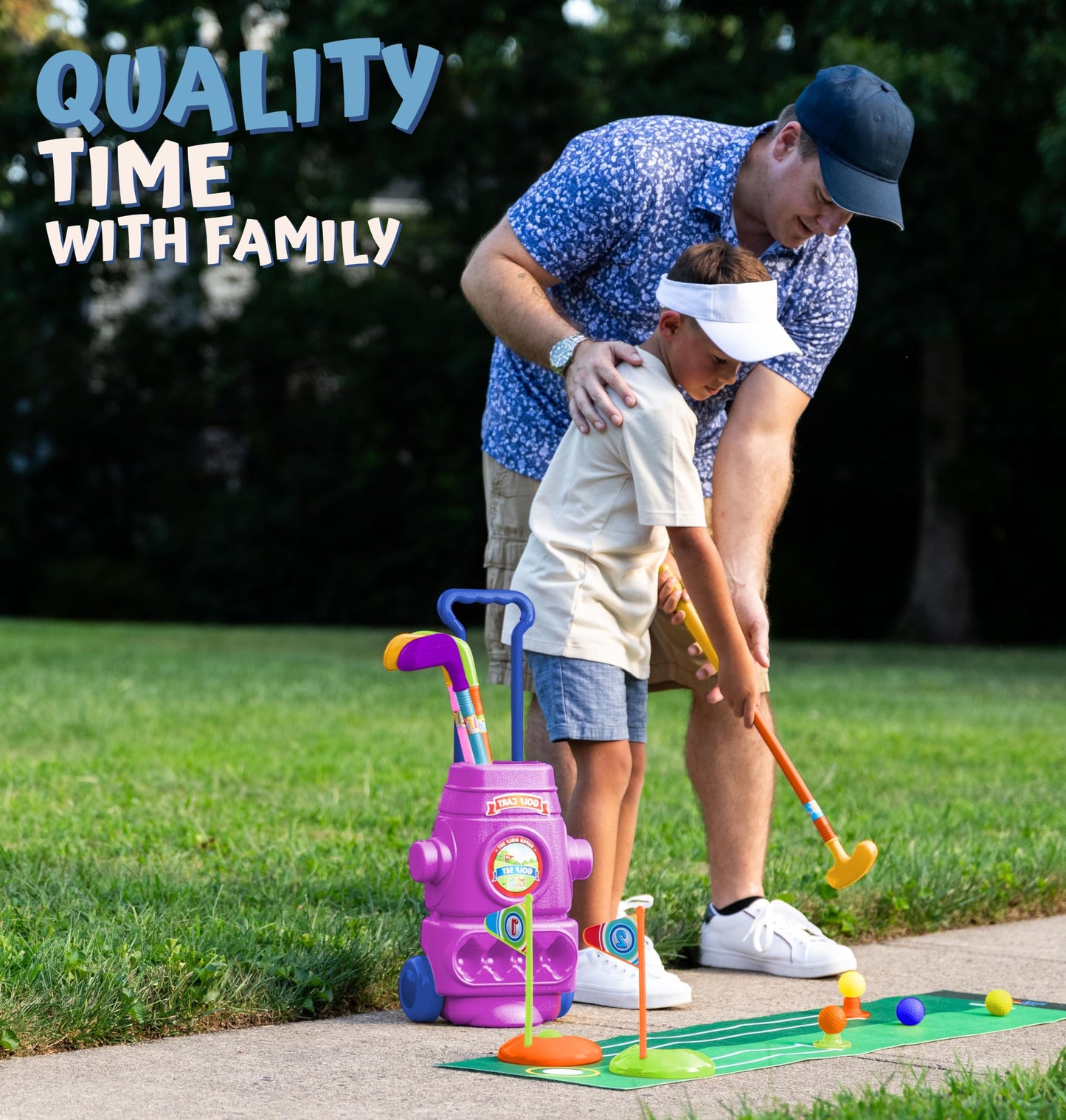 ToyVelt Toddler Golf Set – Safe Indoor Golf for Kids 2–5