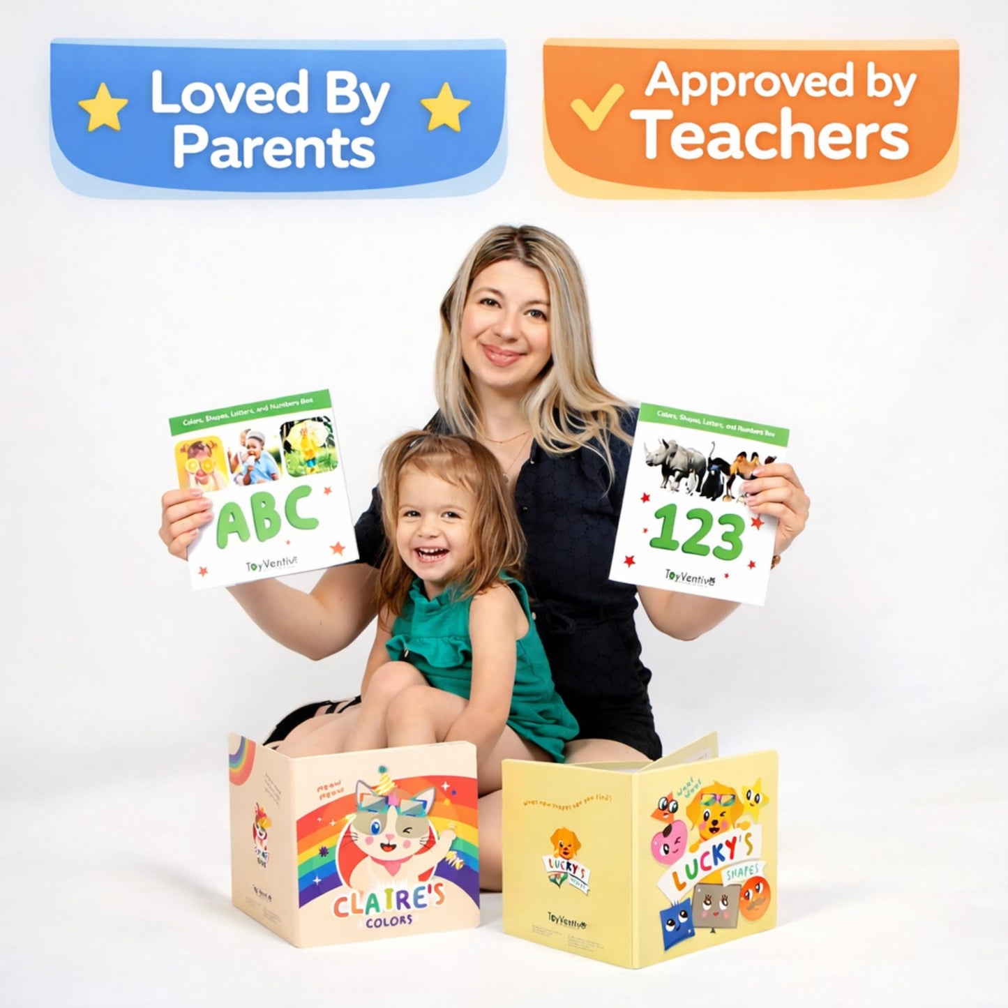 TOYVENTIVE: Educational Toddler Books, Flash Cards & Puzzles for 1–4 Year Olds