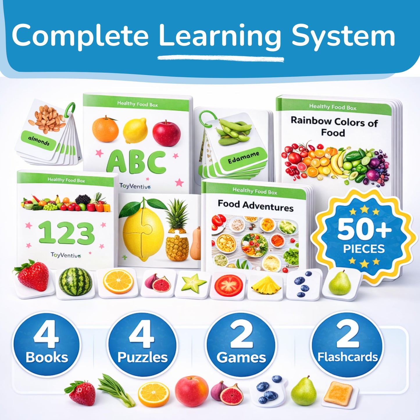 TOYVENTIVE Preschool Learning Activities — Montessori-Style Toys for 1-3 Year Olds