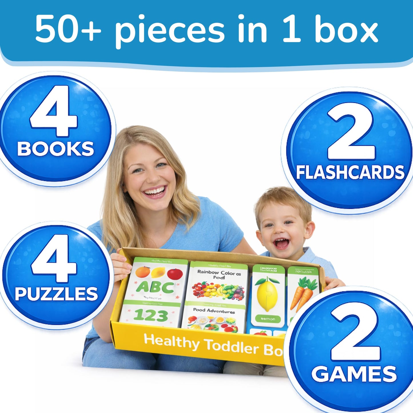 TOYVENTIVE Preschool Learning Activities for Toddlers – Montessori-Inspired Toys for 1–3 Year Olds