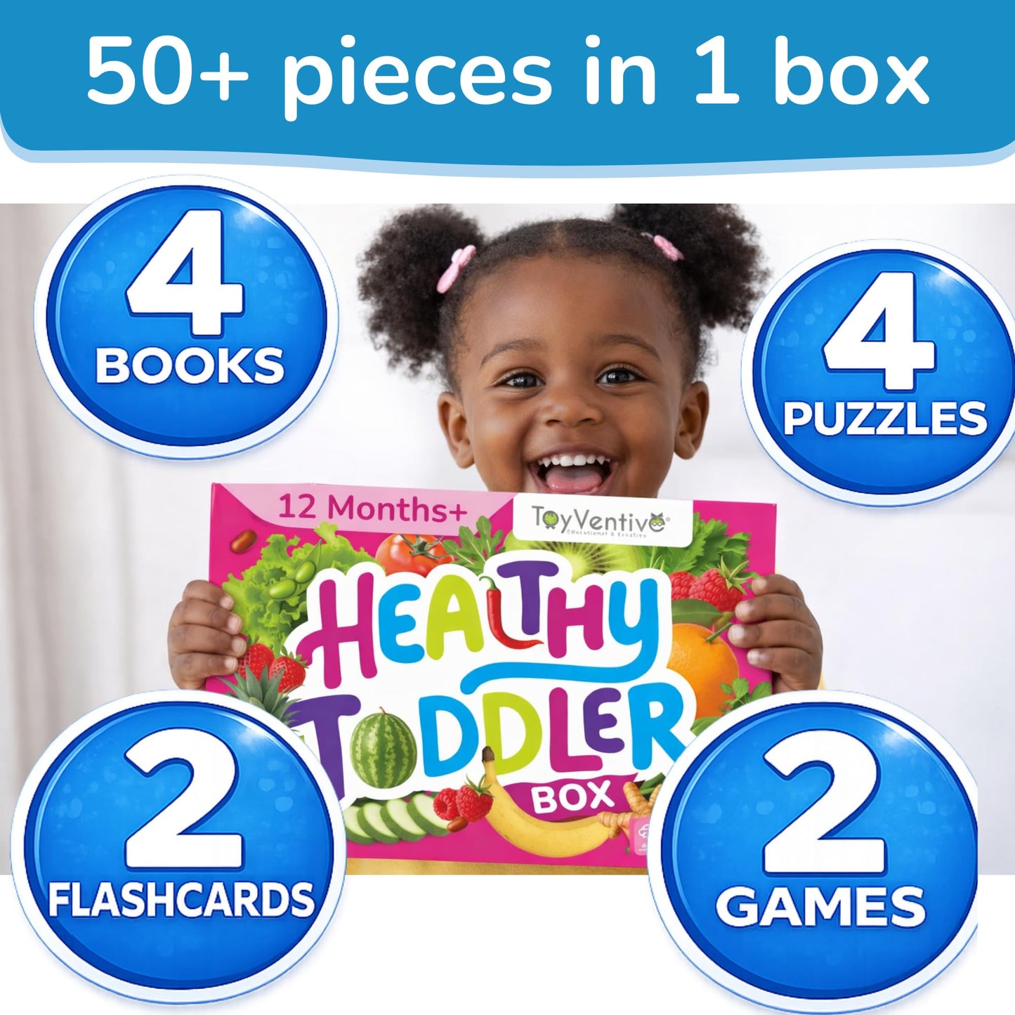 TOYVENTIVE Preschool Learning Activities — Montessori-Style Toys for 1-3 Year Olds