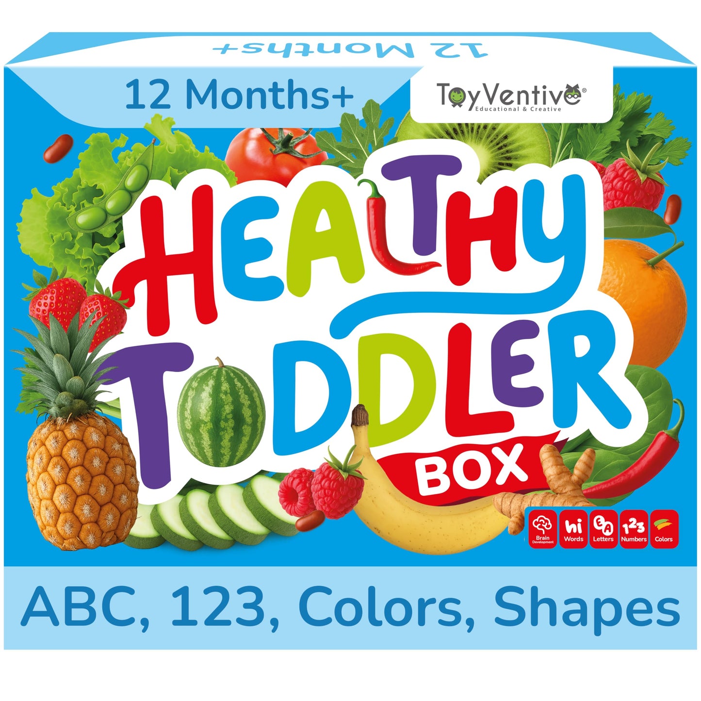 TOYVENTIVE Preschool Learning Activities for Toddlers – Montessori-Inspired Toys for 1–3 Year Olds