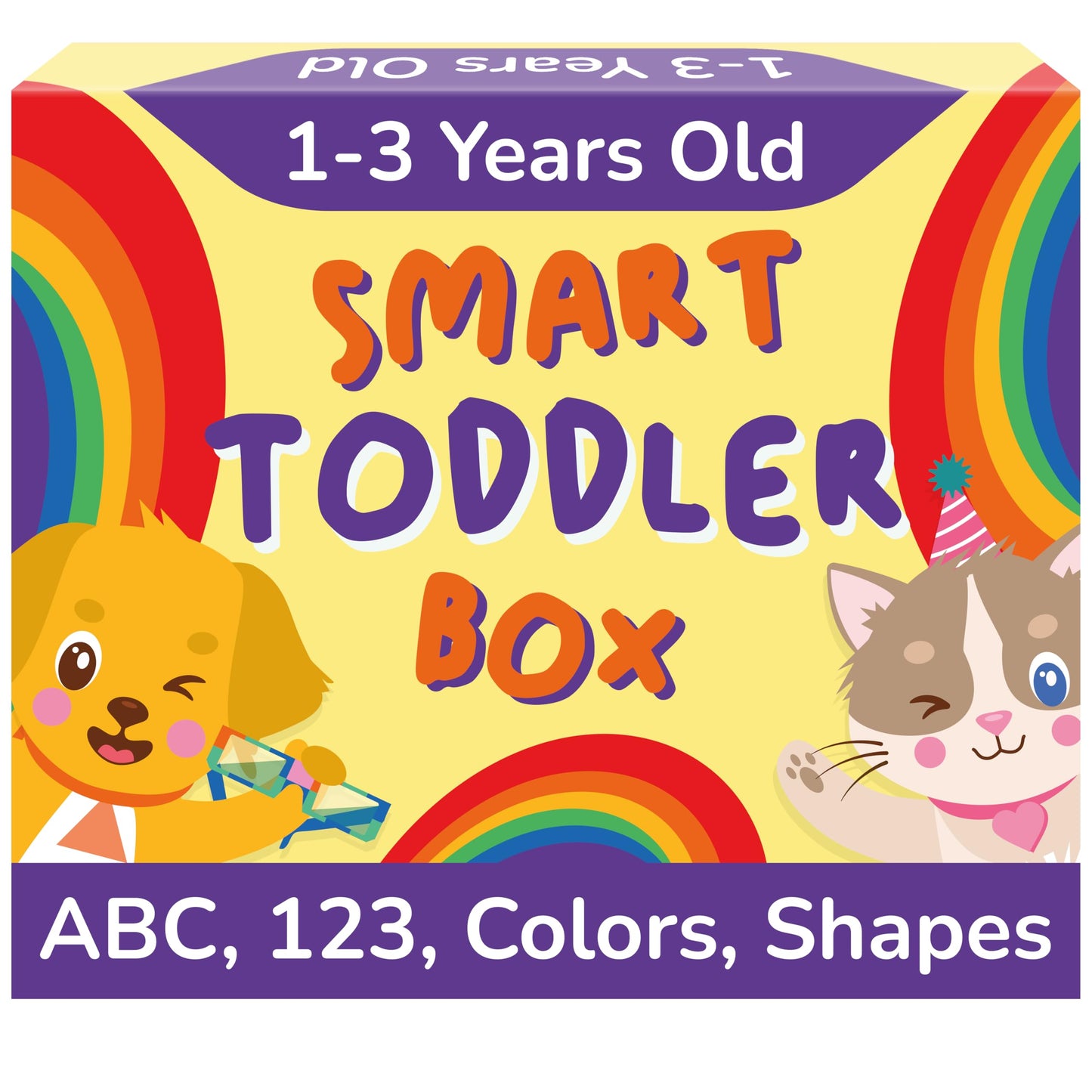 TOYVENTIVE Preschool Montessori Learning Kit with Busy Book – Toddler Flash Cards & Puzzles (Ages 1-4)