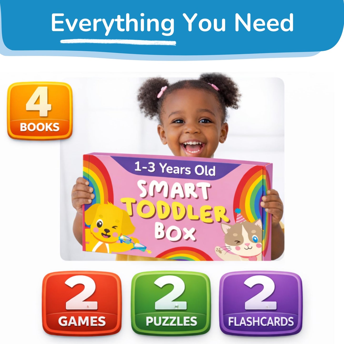 TOYVENTIVE: Educational Toddler Books, Flash Cards & Puzzles for 1–4 Year Olds
