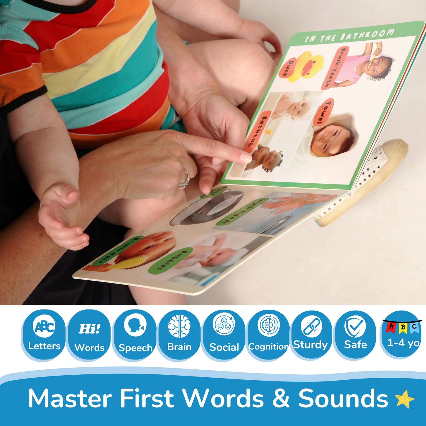 Toyventive Smart Baby Box – Educational Toys & Board Books for Infants & Toddlers (0-24 Months)