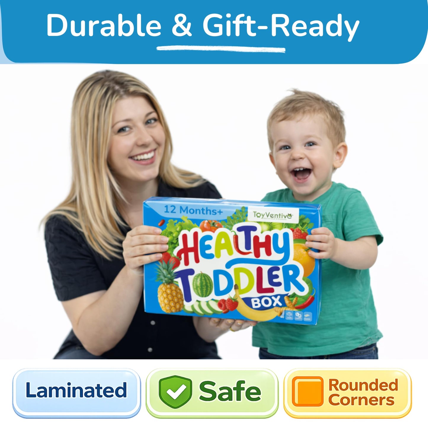 TOYVENTIVE Preschool Learning Activities for Toddlers – Montessori-Inspired Toys for 1–3 Year Olds