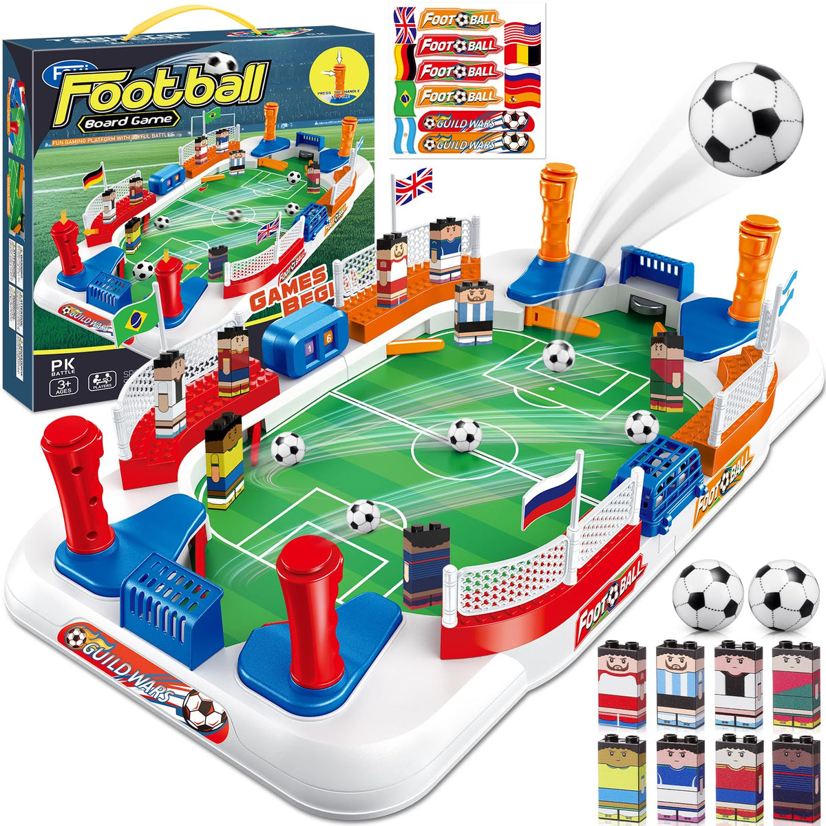 Toyze Soccer Board Game – Mini Foosball Table for Kids, Indoor Family Fun Gift (Ages 4–12)