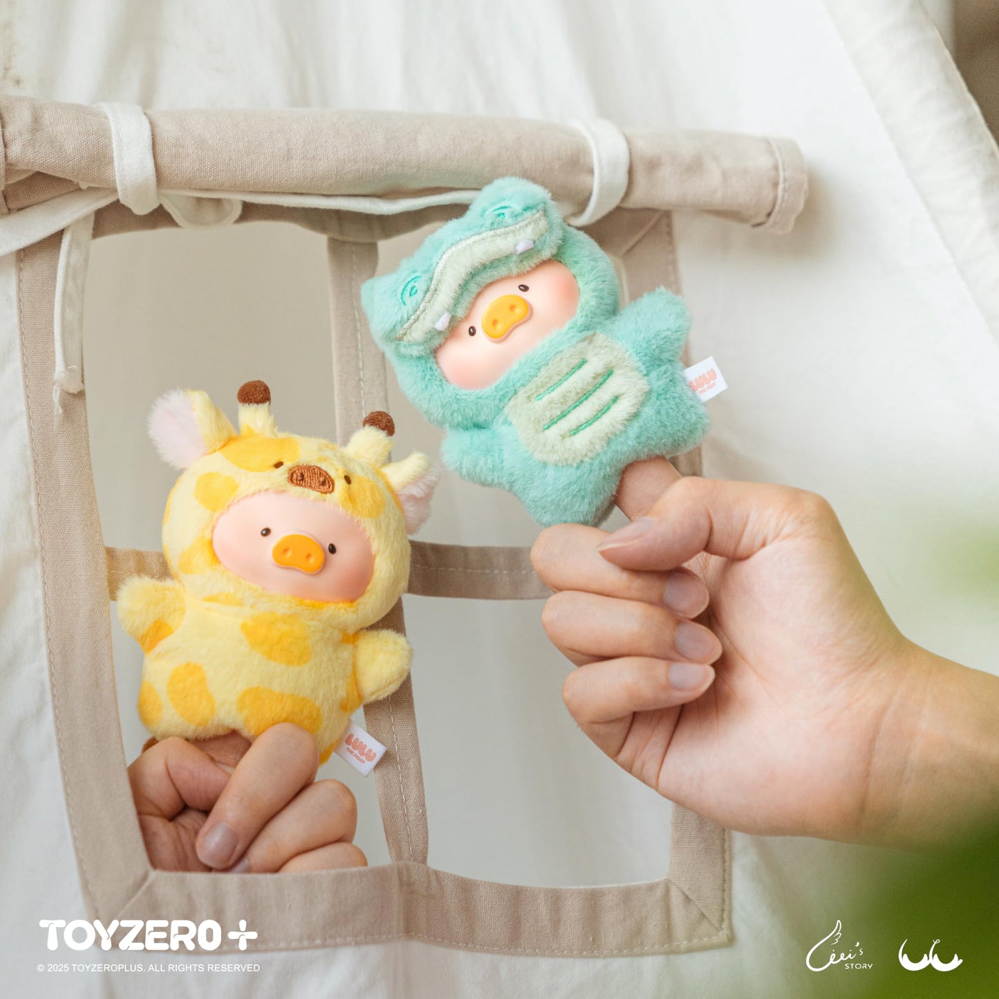TOYZERO+ Lulu The Piggy Blind Box Figures – Puppet Show Plush Keychains & Collectible Figurines
