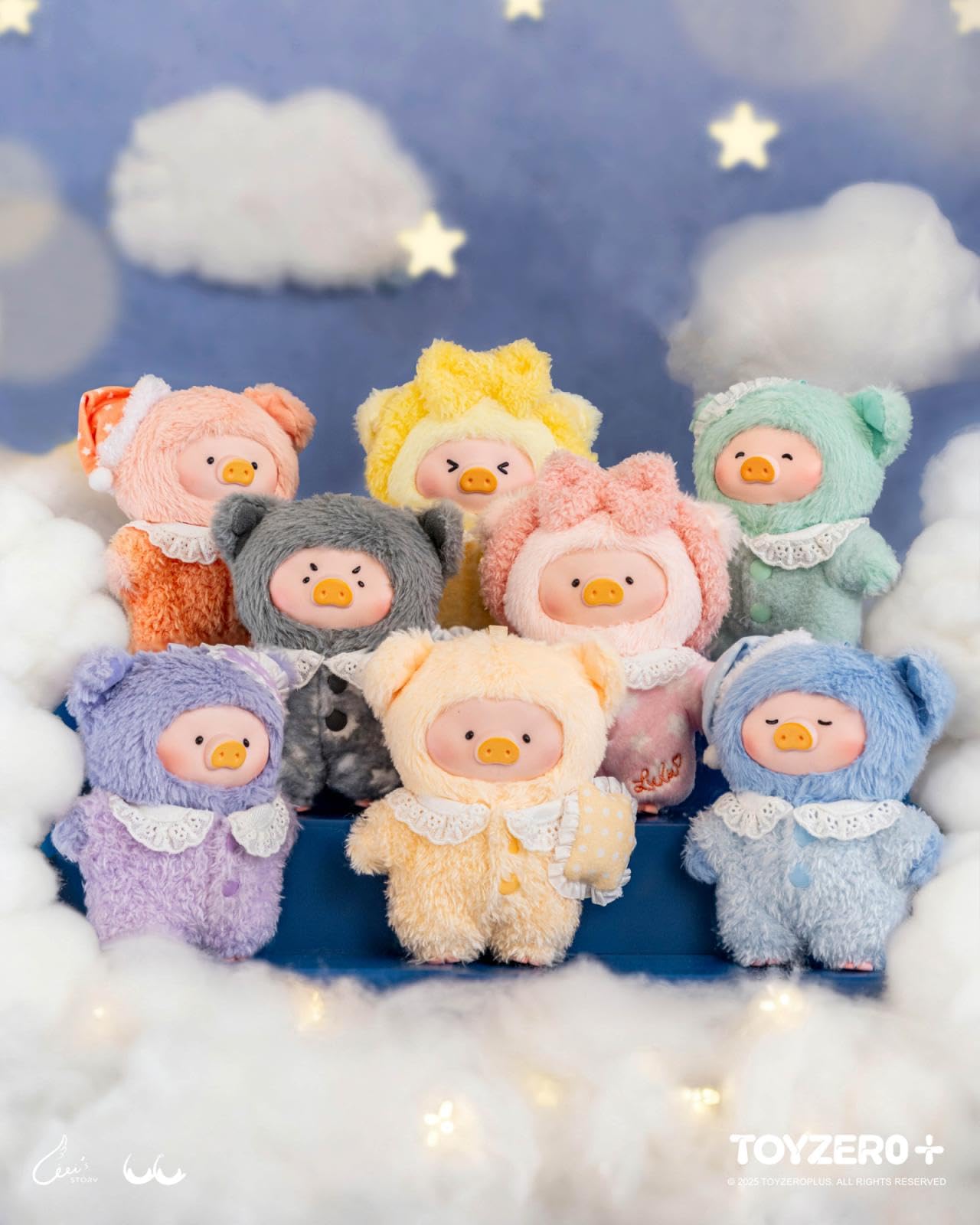 TOYZERO+ Lulu The Piggy Blind Box | LuLu's Dreaming Wonderland Plush Keychains & Mystery Figures