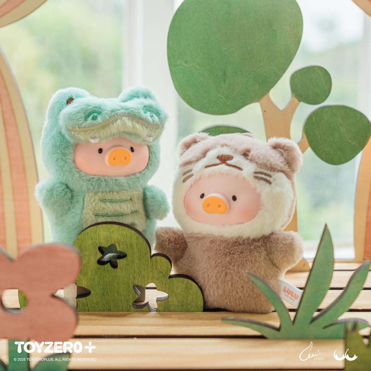 TOYZERO+ Lulu The Piggy Blind Box Figures – Puppet Show Plush Keychains & Collectible Figurines