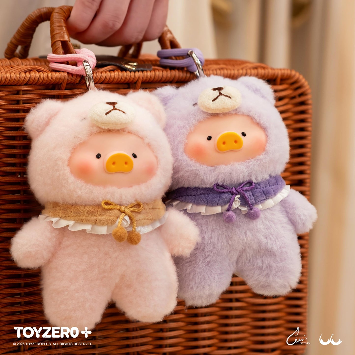 TOYZERO+ Official Lulu The Piggy Blind Box – Joyful Time Series Plush Keychain Collectibles