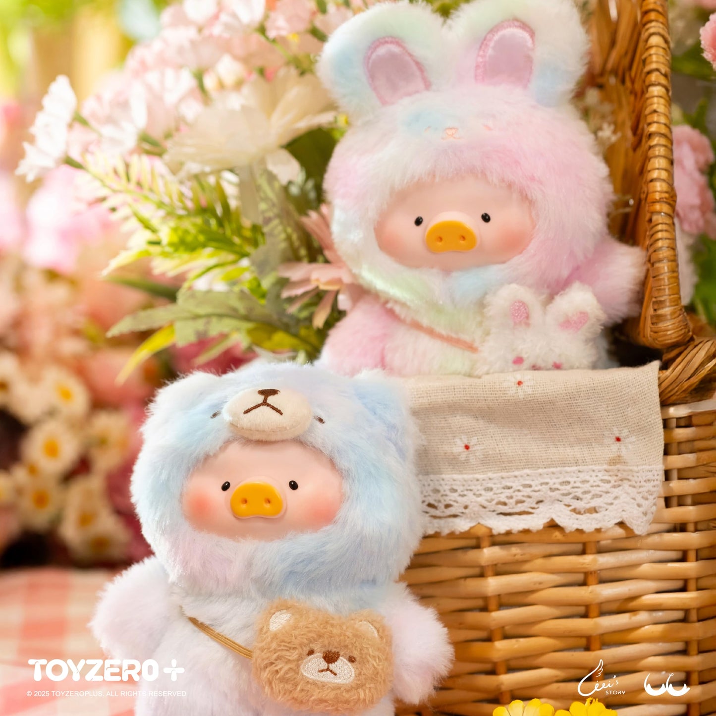 TOYZERO+ Official Lulu The Piggy Blind Box – Joyful Time Series Plush Keychain Collectibles