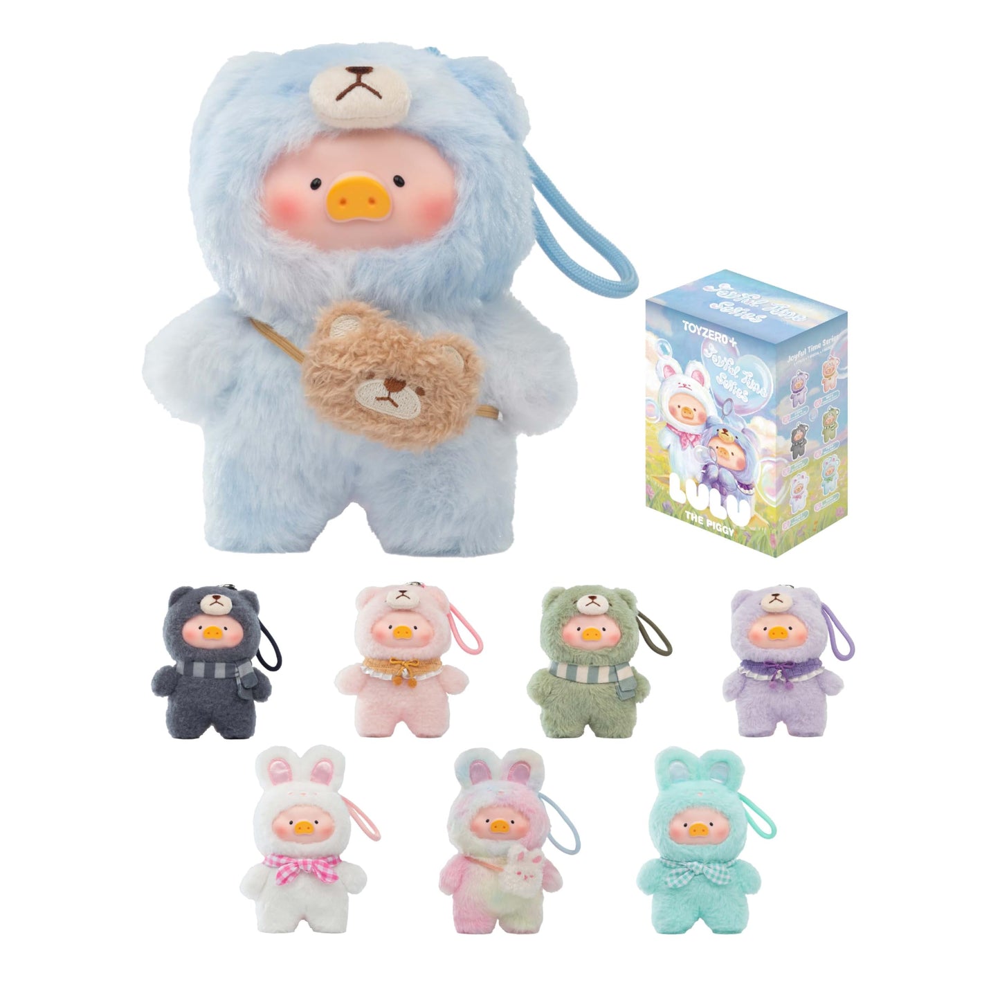 TOYZERO+ Official Lulu The Piggy Blind Box – Joyful Time Series Plush Keychain Collectibles