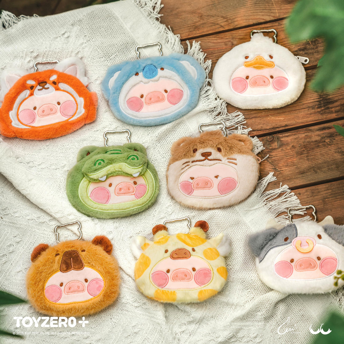 TOYZERO + LuLu the Piggy Blind Box – Plush Coin Purse Keychain | Collectible Toy Gift