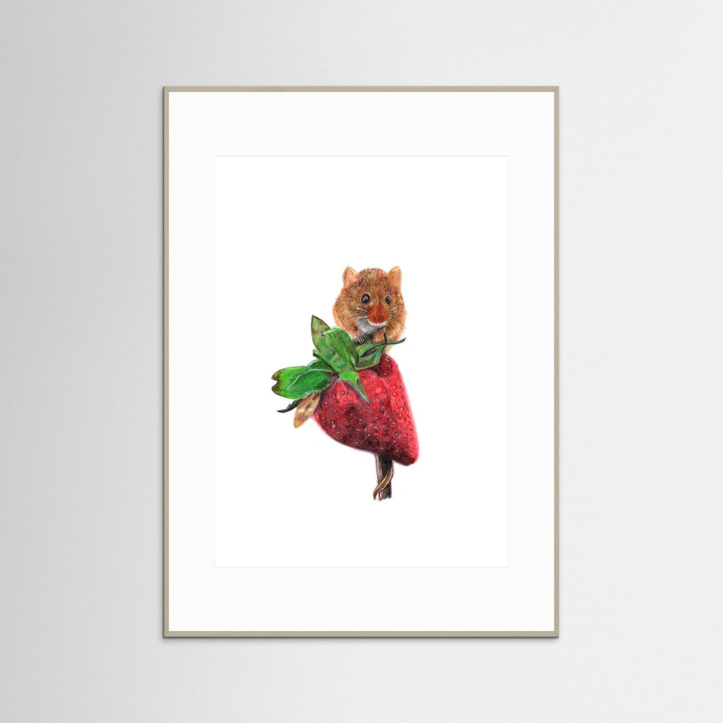 Field Mouse Woodland Art Print