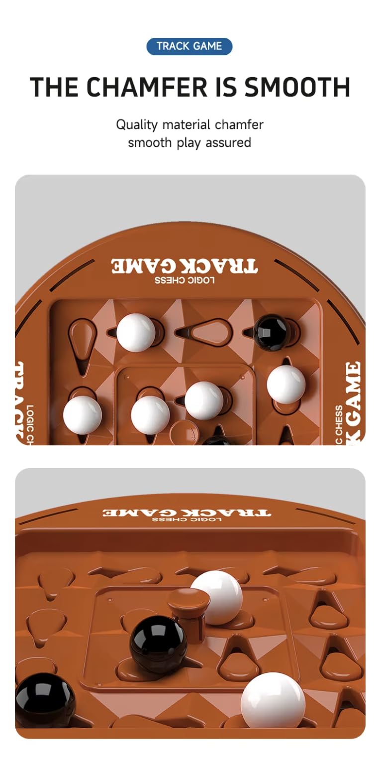 Track Logic Chess Game: Dynamic 2-Player Board for Family Fun and Brain Teasers