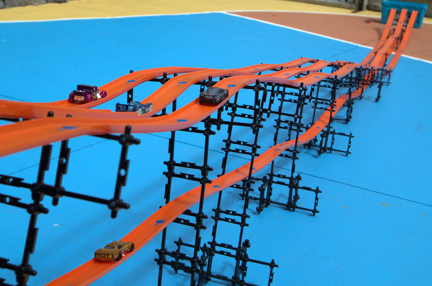 TrackJack: Ultimate Track Building System for Hot Wheels, Model Trains & Marble Runs