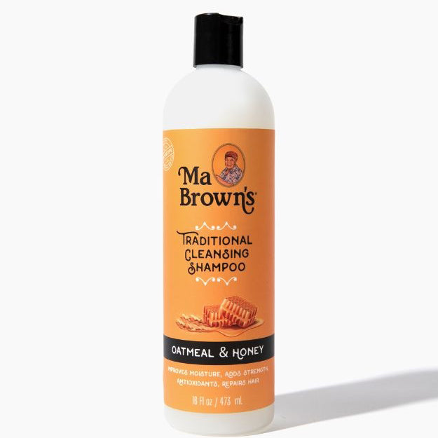 Ma Brown's Traditional Creamy Shampoo: Deeply Hydrating & Gentle Cleansing for All Hair Types 16 oz