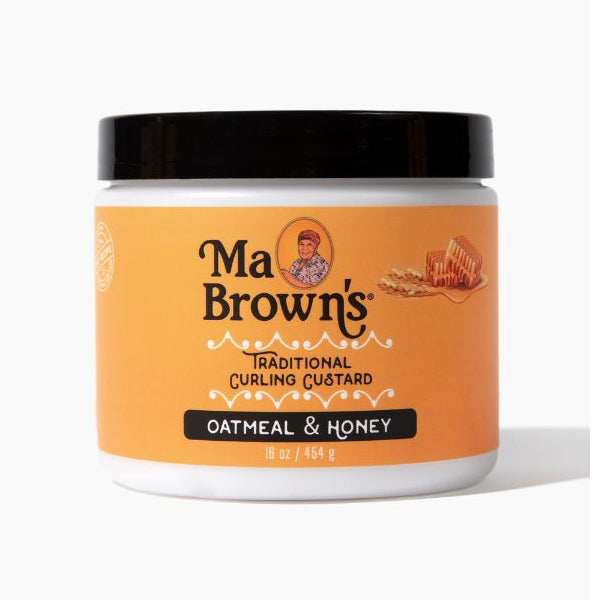 Ma Brown's Traditional Curling Custard Defines & Holds Curls for Natural Hair 16 oz
