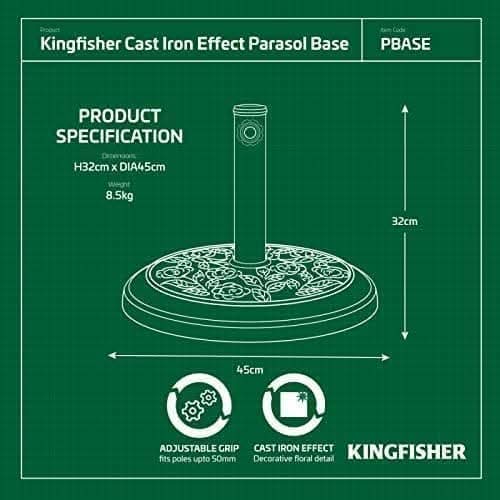 Cast Iron Effect Garden Parasol Umbrella Base