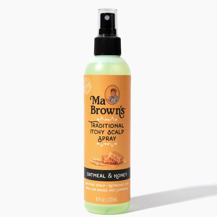 Ma Brown's Traditional Itchy Scalp Spray Soothing Relief for Dry, Irritated Scalps 8 oz