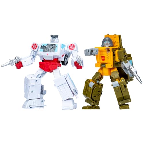 Transformers Studio Series Deluxe 86-27 Brawn & 86-28 Ratchet 2-Pack – Movie-Inspired Figures