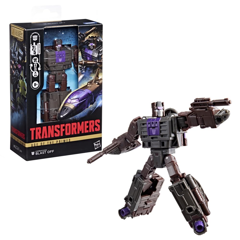 Transformers Age of the Primes Combaticon Blast Off – 5.5-Inch Deluxe Figure, 17-Step Converter