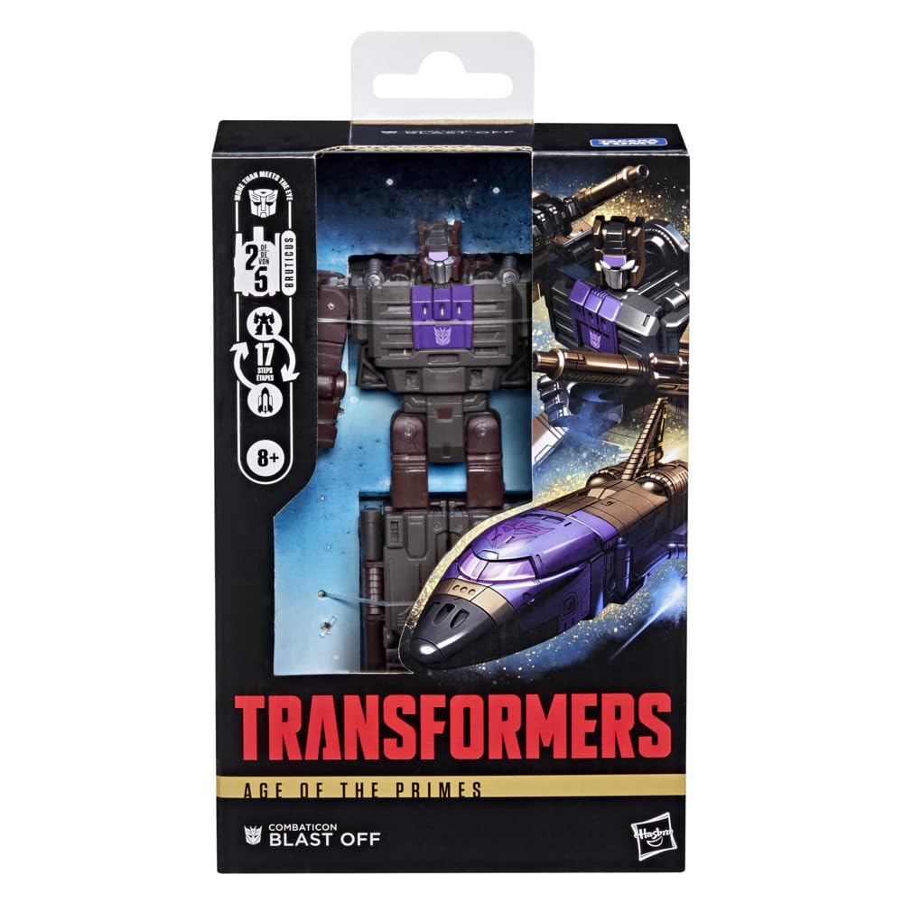 Transformers Age of the Primes Combaticon Blast Off – 5.5-Inch Deluxe Figure, 17-Step Converter