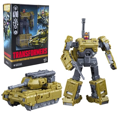 Transformers Combaticon Brawl – Voyager 5.5-Inch Action Figure | Robot to Tank & Bruticus