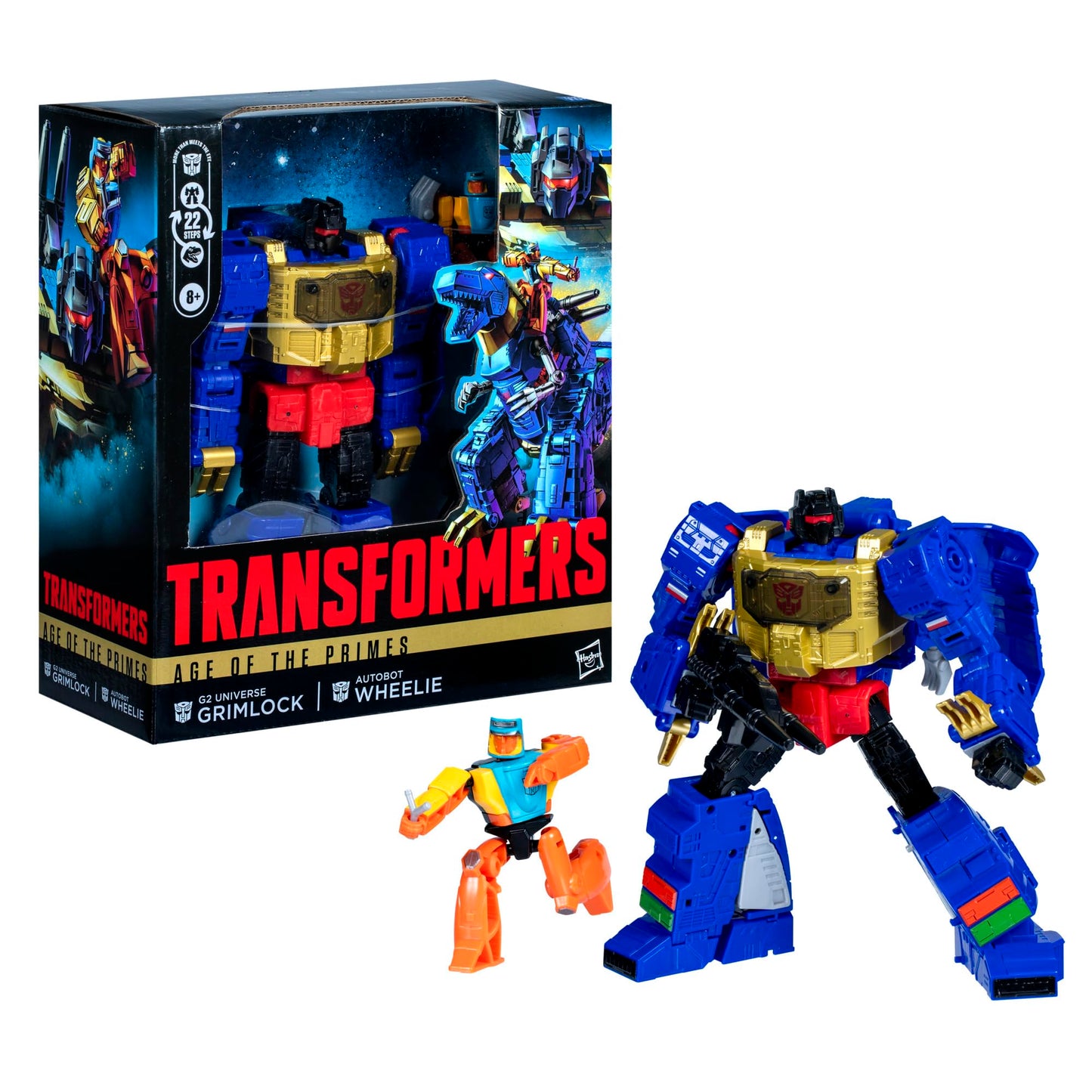 Transformers Age of the Primes Leader Class G2 Universe Grimlock – 7.5-Inch Converting Action Figure