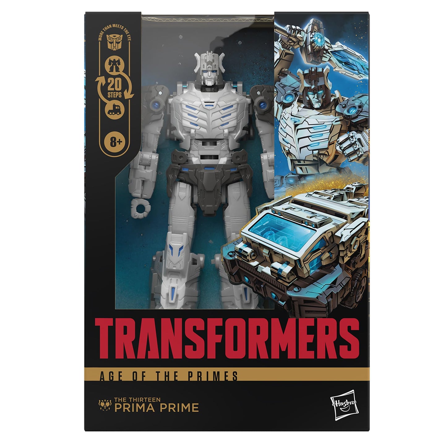 Transformers Age of the Primes: The Thirteen Prima Prime Voyager Class 7-Inch Figure | 2-in-1 Robot & Truck