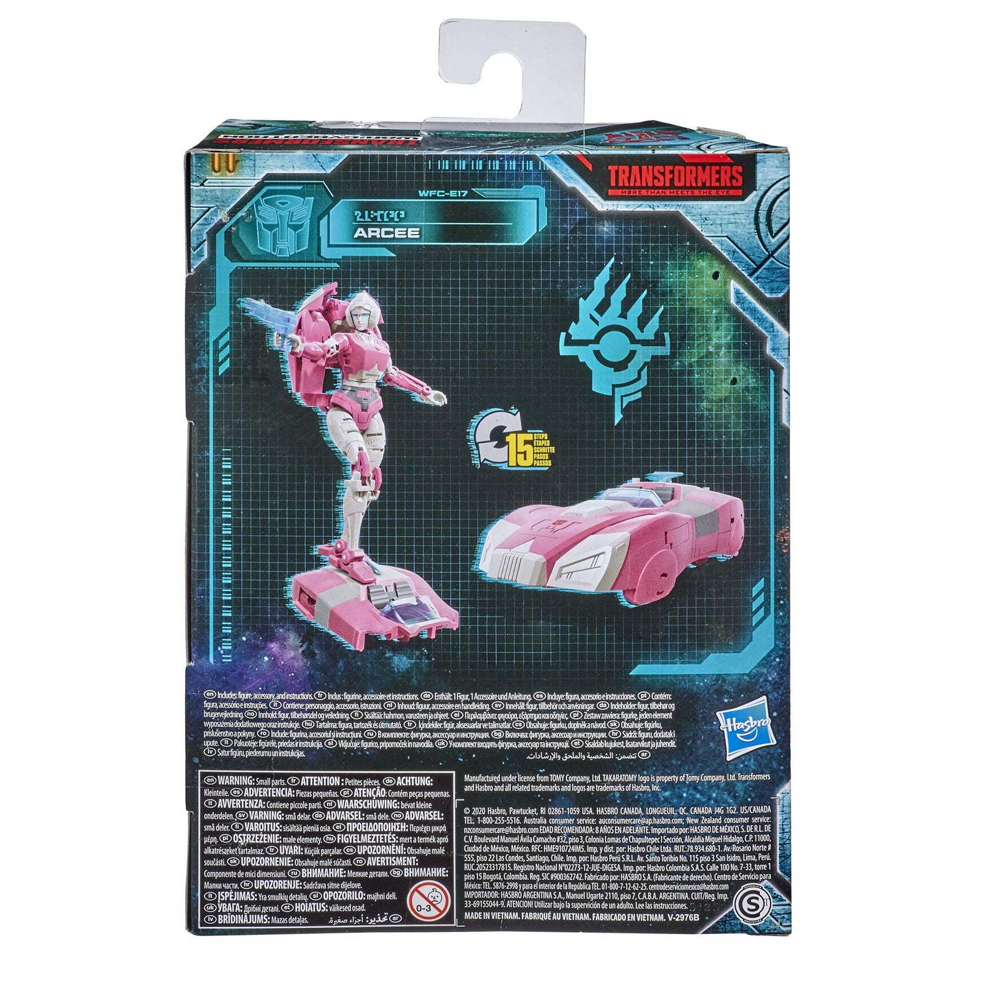Transformers Generations Earthrise Deluxe Arcee Action Figure – 5.5-inch, Blaster Included