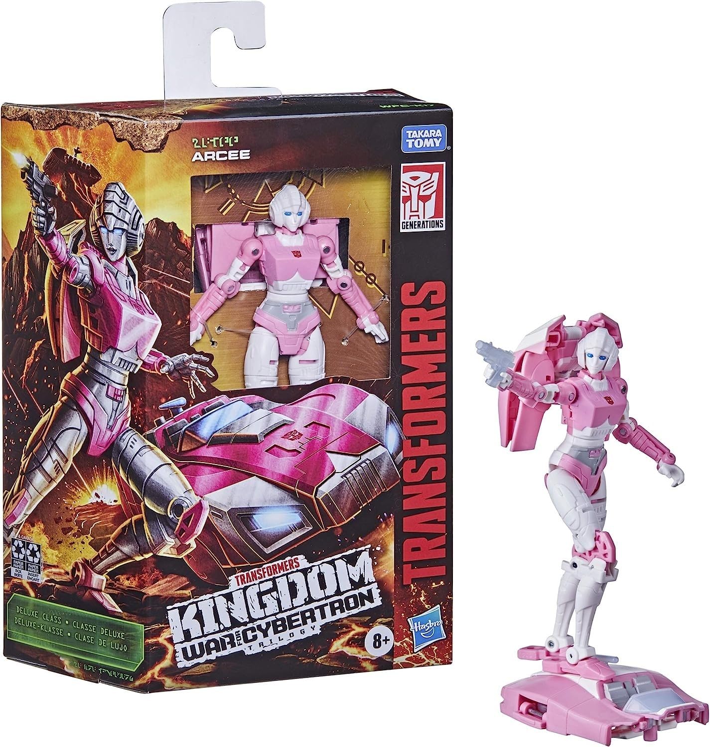 Transformers Kingdom Deluxe Arcee WFC-K17 – 5.5-inch Action Figure