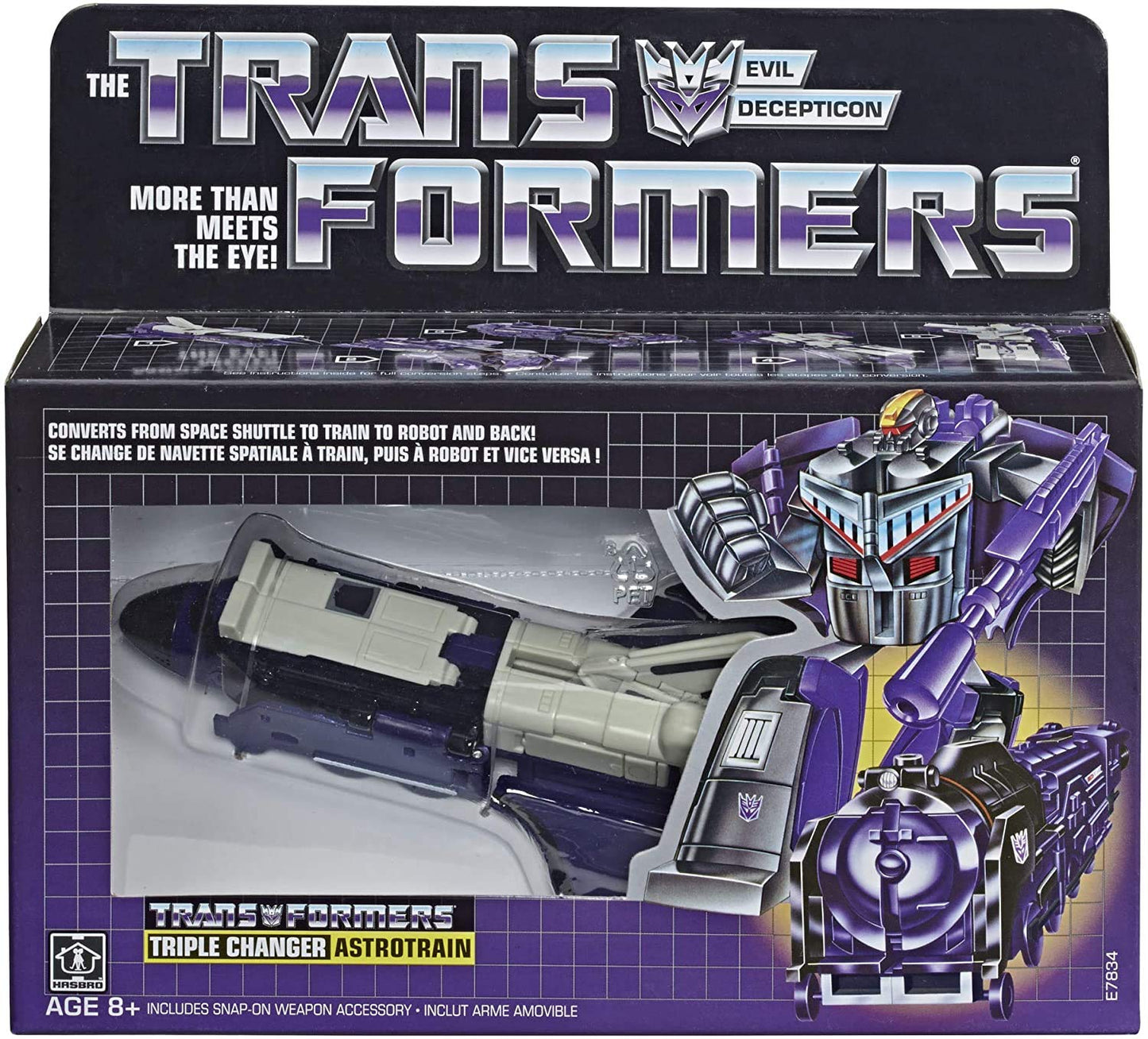 Transformers Astrotrain G1 Reissue Triple Changer – Vintage Collectible Figure